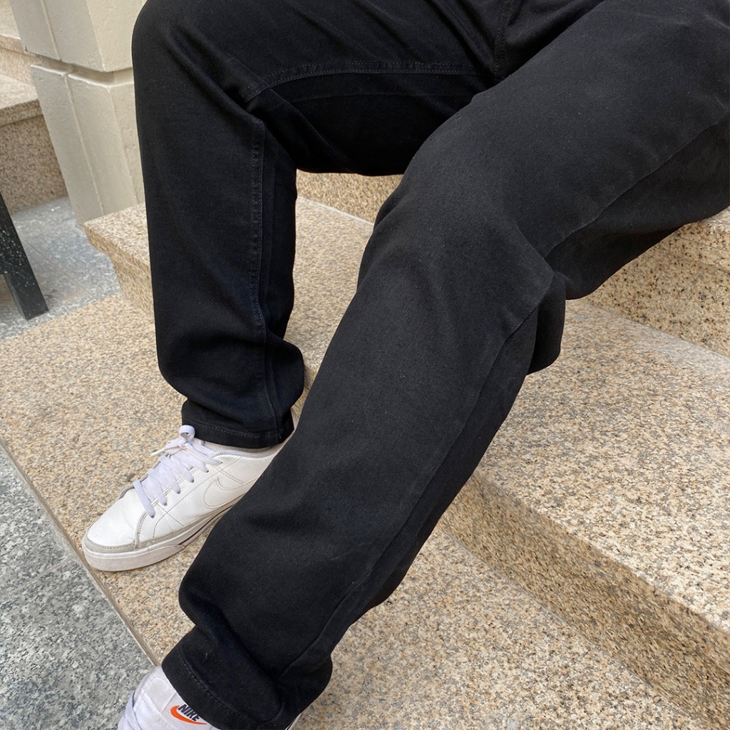 Quần Jean Trơn Đen Nam Bigsize Từ 80-130kg,Quần Jean Nam Co Giãn