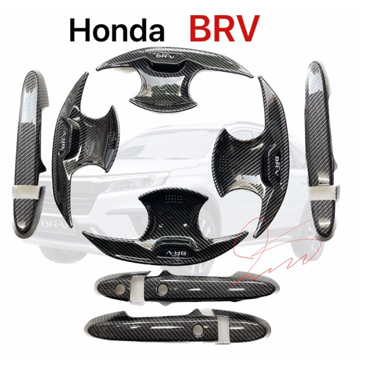 Tổng Hợp Đầy Đủ Phụ Kiện Mới Nhất Xe Honda BRV 2023-24 Cao Cấp, Ốp Tay Hõm, Vè Che Mưa, Ốp Nẹp Bước Chân Xe