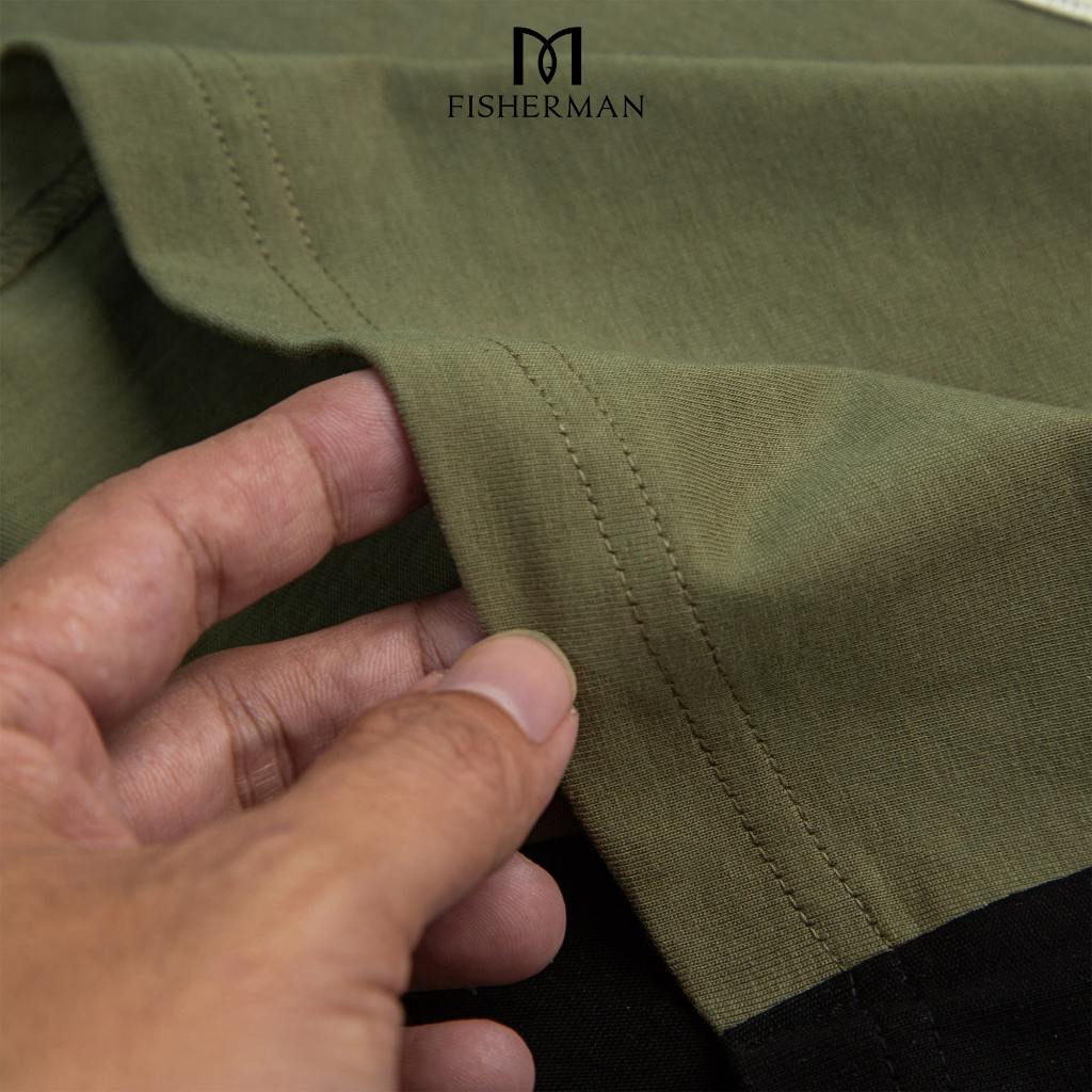 Áo polo nam local brand chất liệu COTTON SINGLE giữ form tốt phối 3 khoang màu trẻ trung năng động FM-02  Fisherman