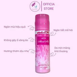 Lăn Khử Mùi 2x Ustar Thái Lan 75ml