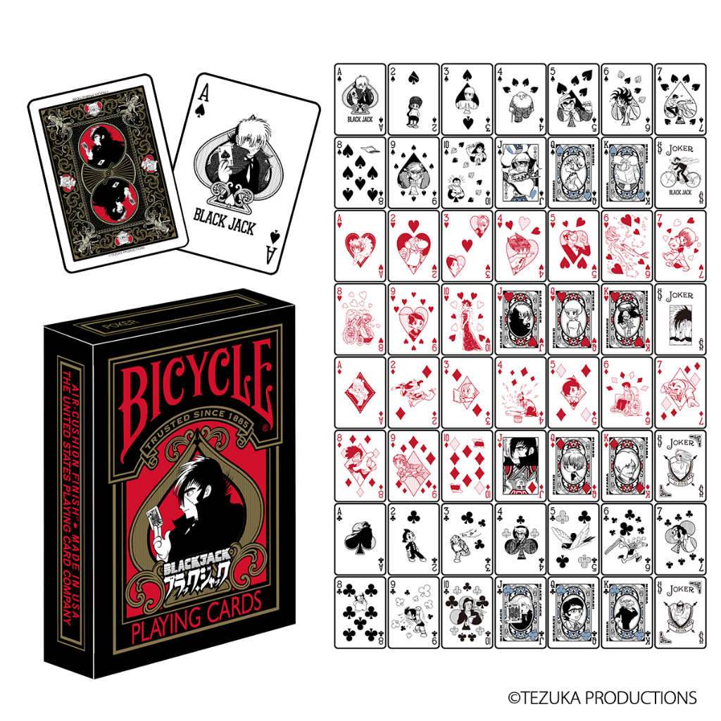 Bài tây Poker Bicycle Manga Black Jack Playing Cards
