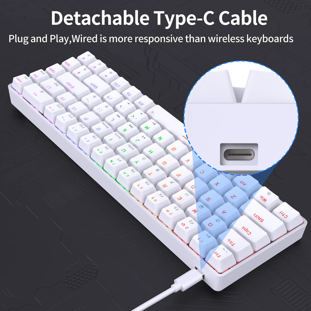 Bàn phím cơ không dây TMKB T68SE by Kemove