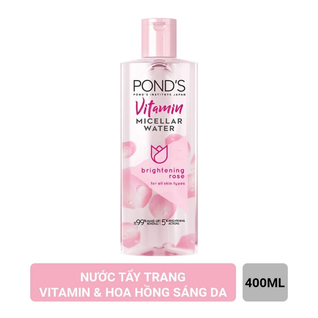 Nước Tẩy Trang Pond's Vitamin Và Tinh Chất Micellar Water Vitamin 400ml