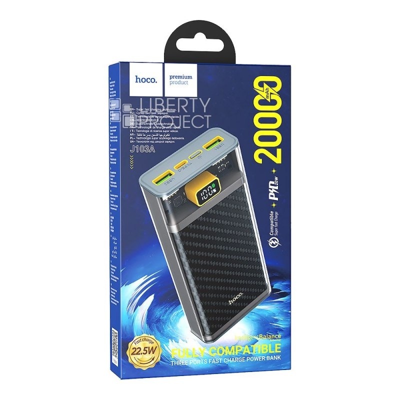 Pin sạc dự phòng J103 Discovery edition 22.5W 10000mAh; 20000mah