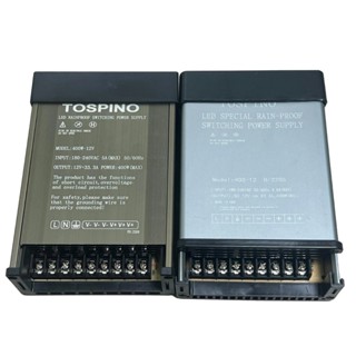 TOSPINO Nguồn vỏ nhôm ngoài trời, Nguồn 12V 33A 400W ngoài trời Nguồn LED 12V 400w vỏ nhôm chống nước