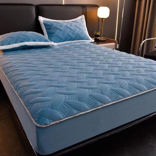 Set ga gối nỉ nhung trần bông cao cấp