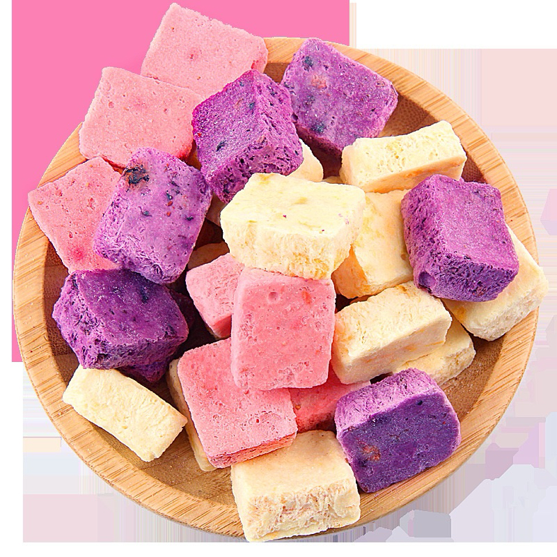 Sữa chua sấy khô vị mix nhiều trái cây 100g