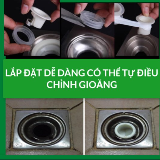Bộ Nắp Thoát Sàn Ngăn Mùi Hôi Cống