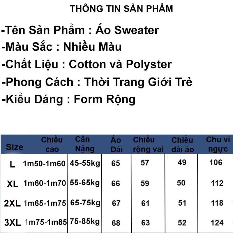 Áo sweater nam nữ quảng châu, áo thun nỉ local brand dài tay form rộng