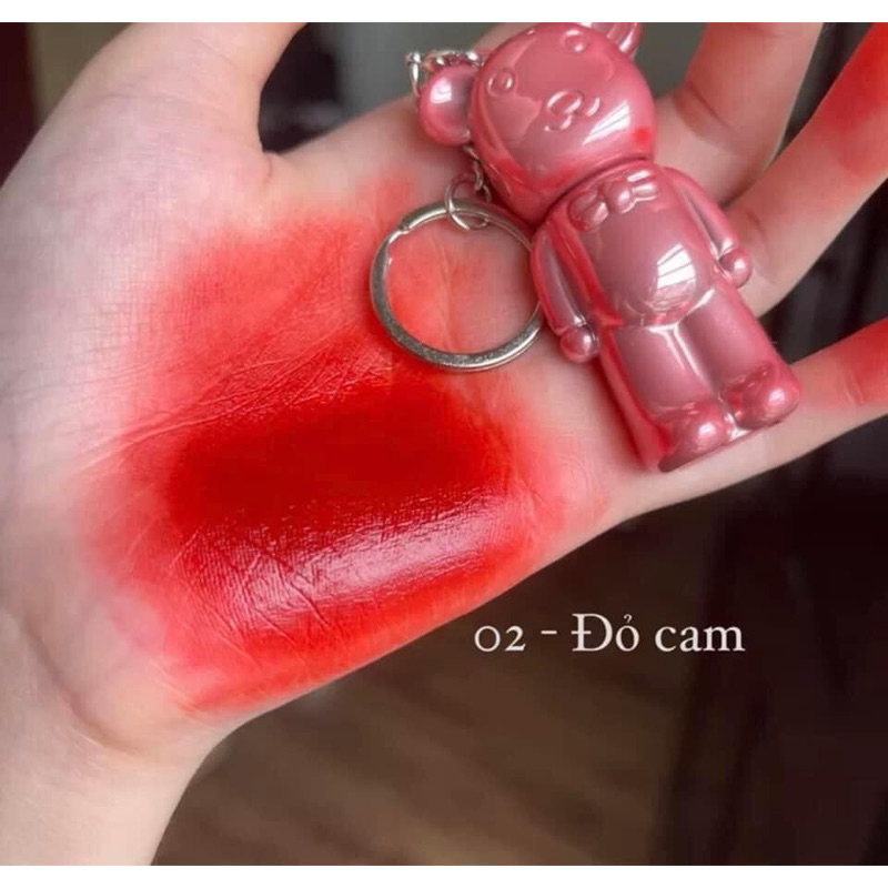 Son Kem Lì Móc Khoá Bearbrick ZVEV Mềm Mịn Lâu Trôi