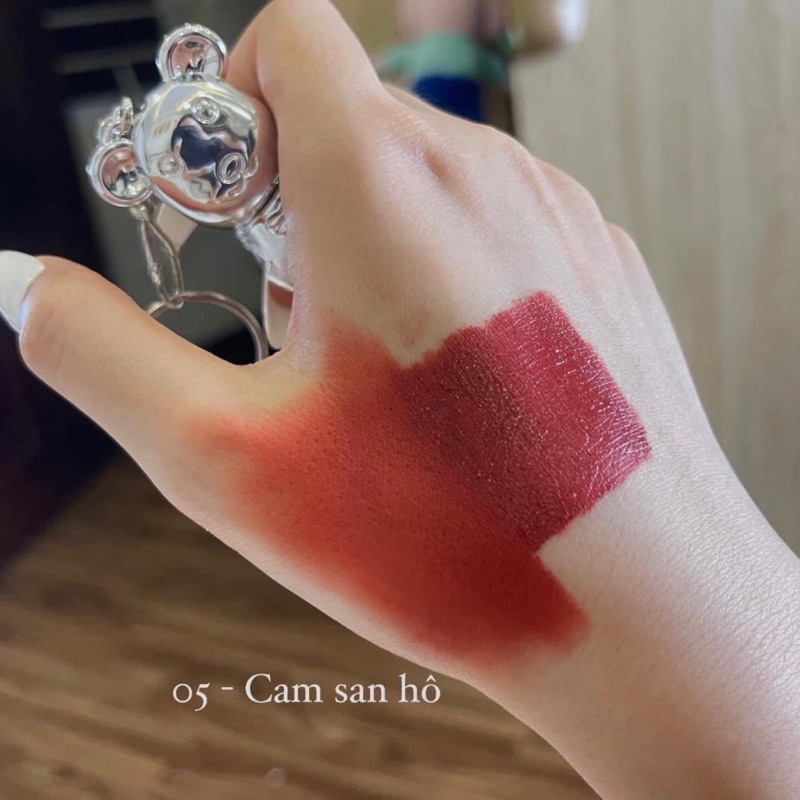 Son Kem Lì Móc Khoá Bearbrick ZVEV Mềm Mịn Lâu Trôi