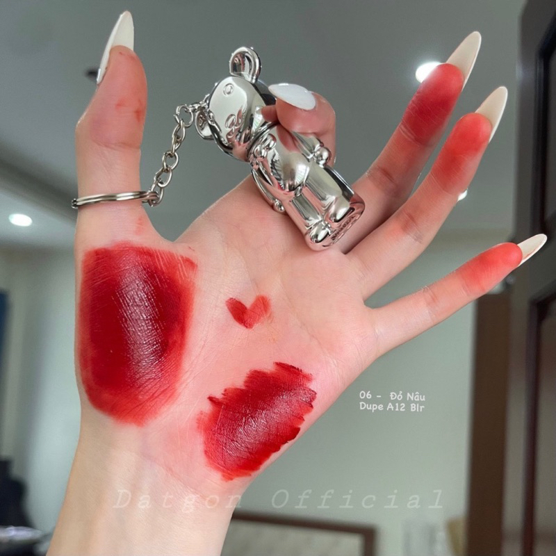 Son Kem Lì Móc Khoá Bearbrick ZVEV Mềm Mịn Lâu Trôi