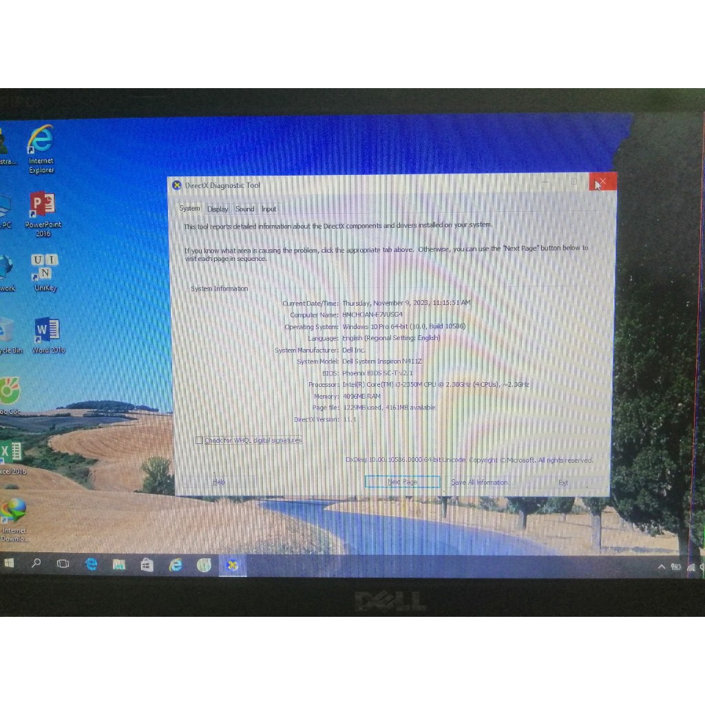 Laptop Dell Inspiron N411z