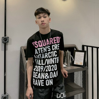  Áo Thun Nam 069 Siêu Cấp Hai Màu Đen Trắng Chất Liệu Cotton Thấm Hút Mô Hôi 