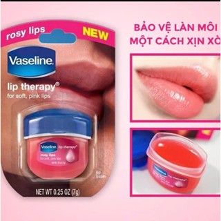 Son dưỡng môi Vaseline hồng 7g , dưỡng môi Vaseline chống khô nứt làm mềm môi