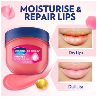 Son dưỡng môi Vaseline hồng 7g , dưỡng môi Vaseline chống khô nứt làm mềm môi