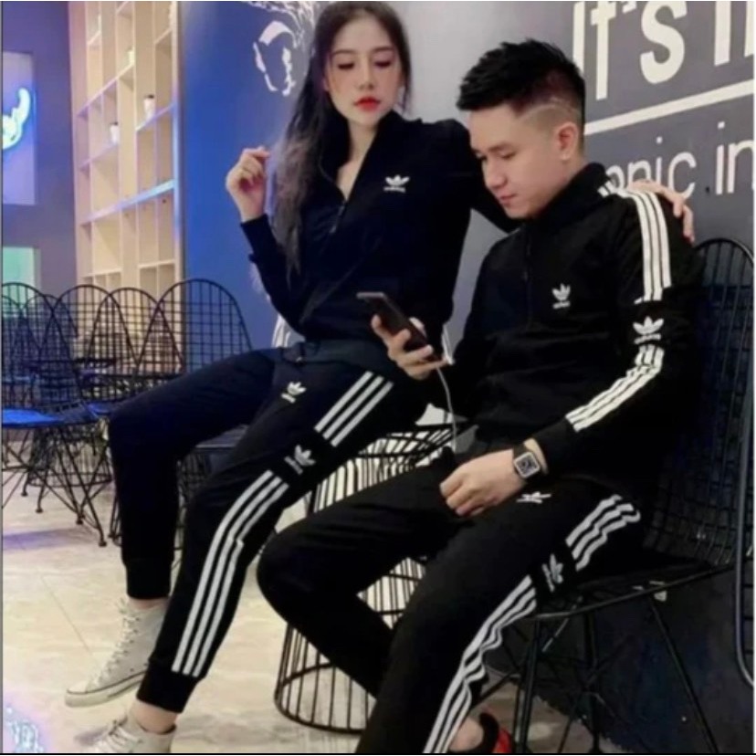 Áo Phông Adidas Phối Màu Thêu Logo Trước Ngực Chất Cotton Khô Dày Dặn - Áo Thun Nam Nữ Dáng Unisex Hot Trend 2023