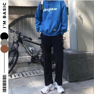 Quần Âu Nam Suông Dáng Baggy Ống Rộng Quần Tây Nam Vải Dày Dặn Co Dãn Form Đứng Dễ Phối I'm Basic