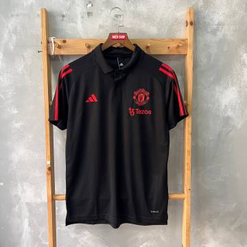 ÁO THUN POLO THỜI TRANG THỂ THAO CLB MU 2023/24 SỌC VAI