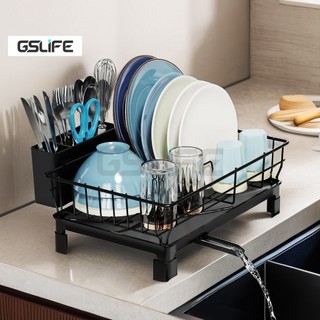Gslife Kệ Để Chén Đĩa Thông Minh Full Phụ Kiện Kèm Khay Đựng Bát Đĩa Cho Nhà Bếp Phiên Bản