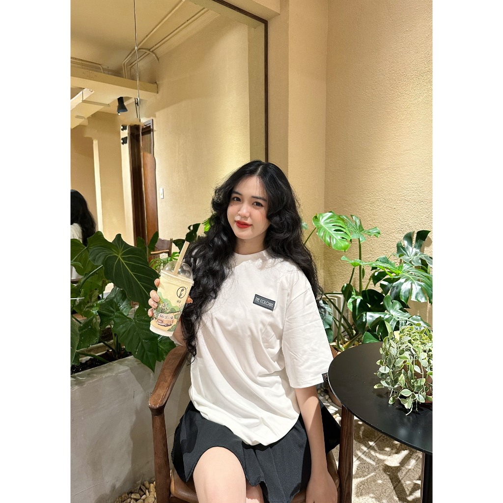 Áo thun nam nữ TRƠN -TAG NGỰC  local, phom Unisex The Colours Basic, cotton 2c cực thoáng mát,thoải mái,năng động