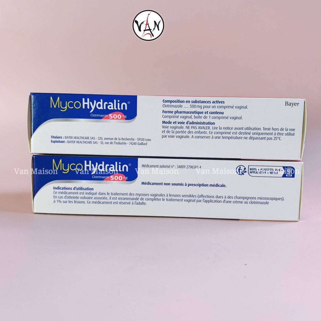 Viên Mycohydralin 500mg 1 liệu trình của Pháp