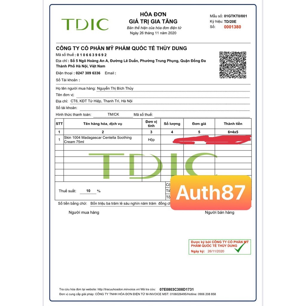 Combo serum,kem dưỡng,sữa rửa mặt CENTELLA rau má 100ML  Skin1004 madagascar chính hãng - store official