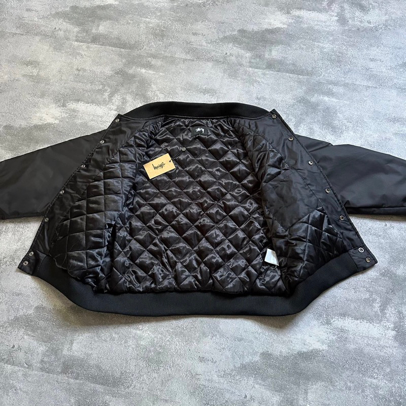 Áo khoác Bomber Stu22y Unisex trần bông