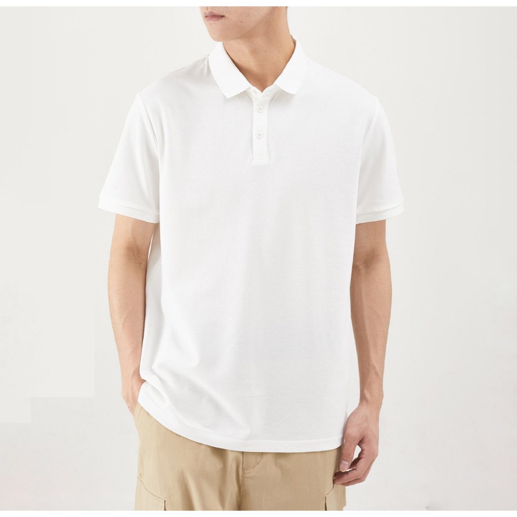 Áo polo trơn phong cách công sở hàn quốc co giãn đẹp
