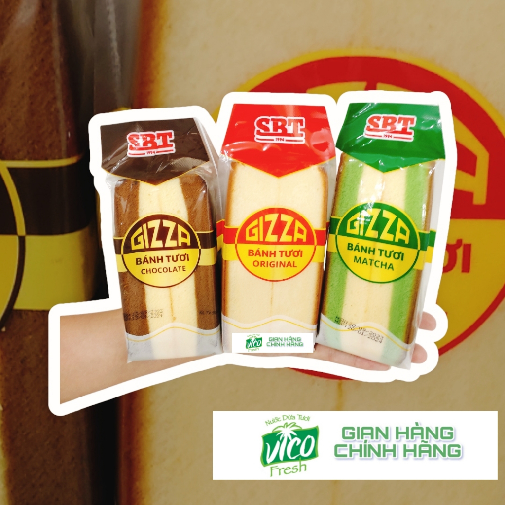 Bánh bông lan tam giác 3 vị SBT 90gr  - Ăn vặt, ăn sáng, bữa phụ