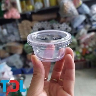  Set 1000c hủ sốt nắp rời 2oz 60ml - Đựng sốt,tương ớt nước chấm 