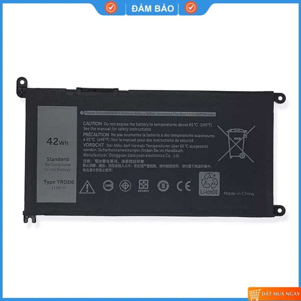 Pin Zin laptop Dell Inspiron 5481 5482 5485 5491 2-in-1 5480 5485 5491 YRDD6 1VX1H 01VX1H VM732 0VM732 Mới 100%