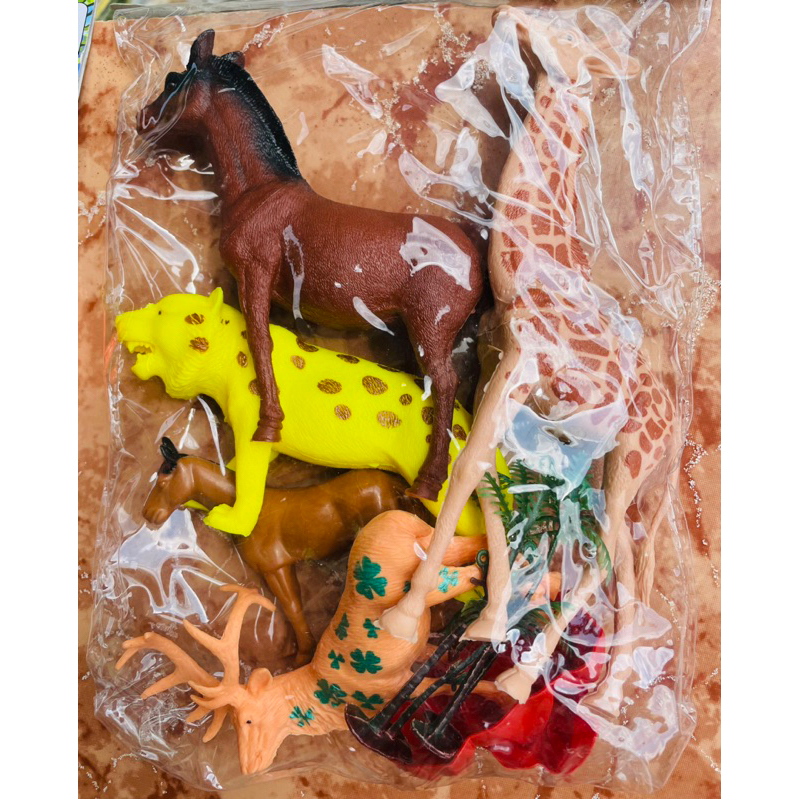 Túi đồ chơi thú nhựa dẻo dành cho bé  H636