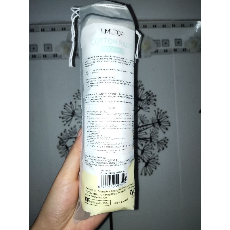 Bông tẩy trang mềm mịn LMLTOP 80 miếng