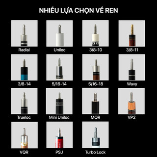 Ngọn Bida Phá Full Carbon RHINO Chính Hãng