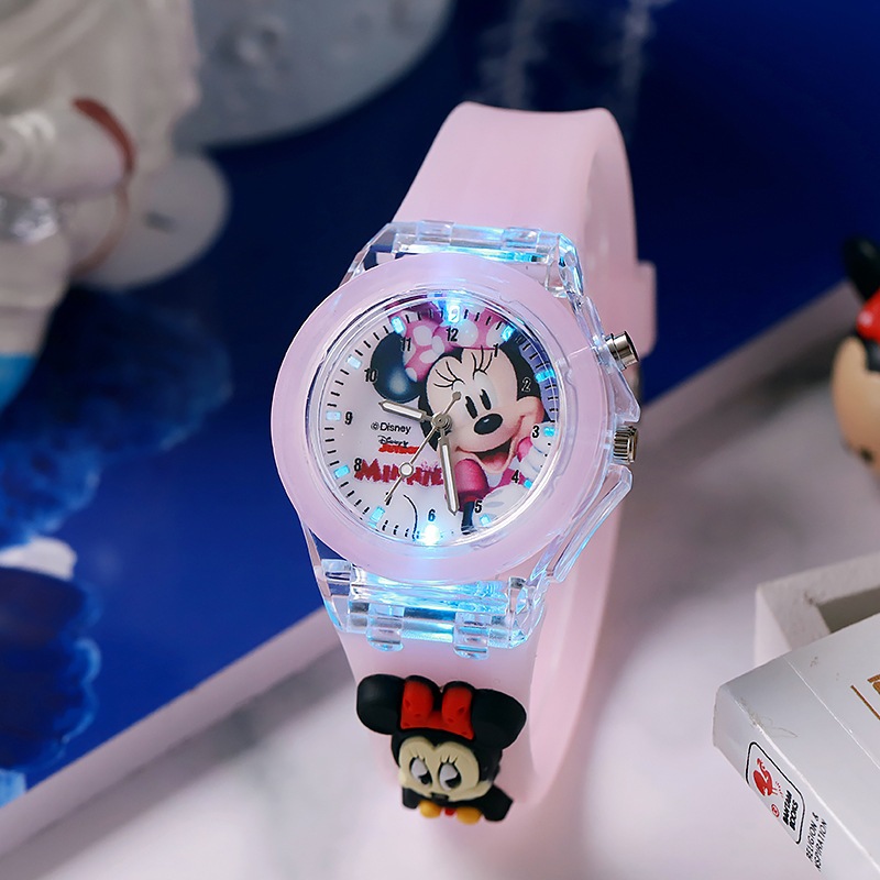 Đồng hồ đeo tay HODIWA cho trẻ em hình elsa,mèo kitty, siêu nhân làm quà tặng sinh nhật cho bé gái,bé trai-M2