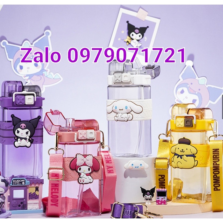Bình Nước Đôi 520ML Hoạt Hình Disney Nhiều Mẫu Dễ Thương