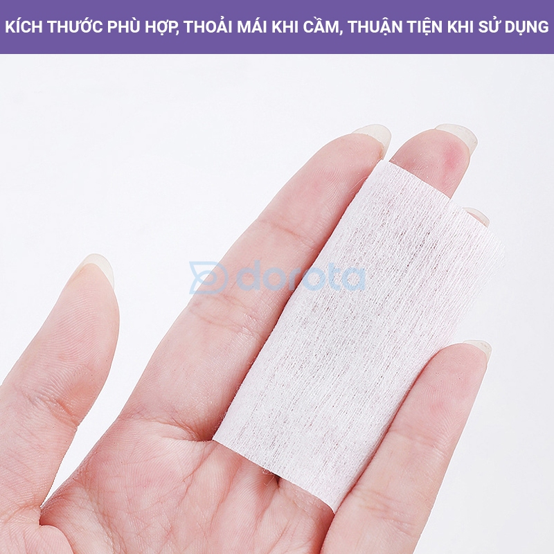 Bông tẩy trang 222 miếng cao cấp tặng thêm 6 miếng hai mặt cotton dày dặn BTT228