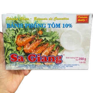 Bánh phồng tôm sa giang hộp 200gr