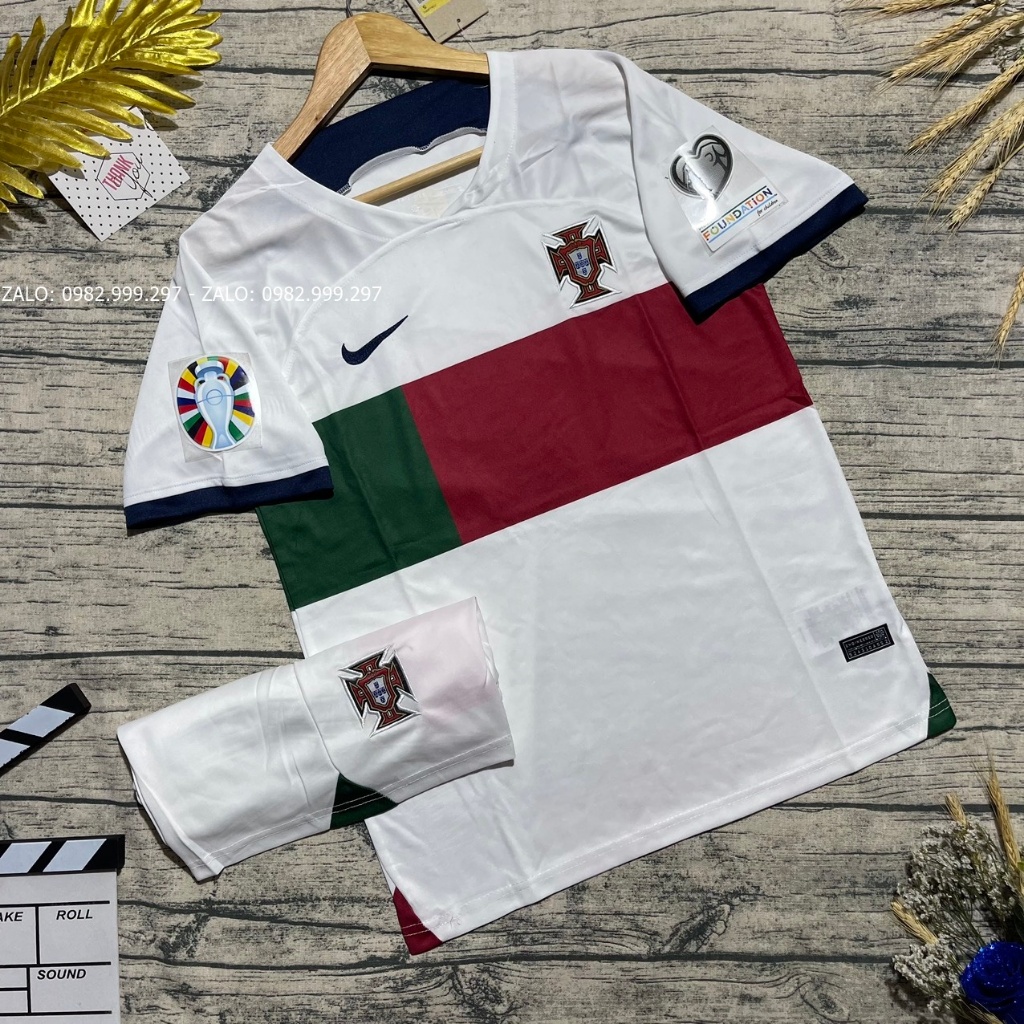 Bộ Quần Áo bóng đá Đội Tuyển Bồ Đào Nha Sân Khách 2022 - Hàng Thái Chuẩn thi đấu