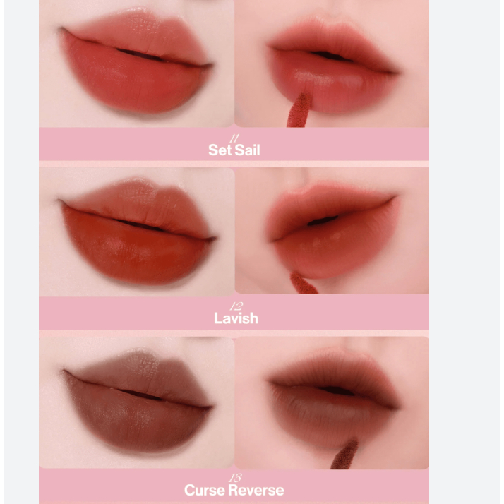 Son Kem Lì Gilaa Glamrr Q Long Wear Lip Cream Fullsize Tặng Cọ Môi