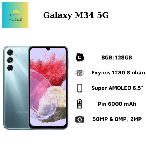 Điện thoại Samsung Galaxy M34 5G