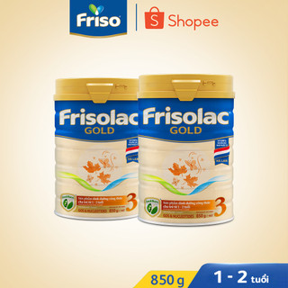 Combo 2 lon sữa bột frisolac gold 3 850g/lon