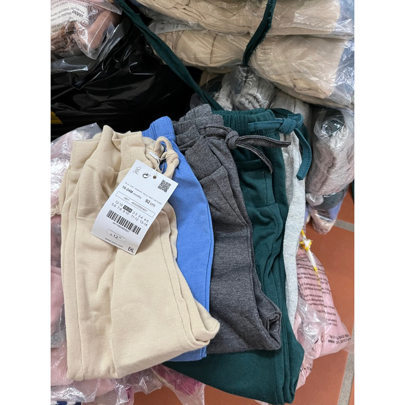 ✨MALINHKID✨CB052-  Combo  5 quần thun zip bảng rêu trẻ em VNXK