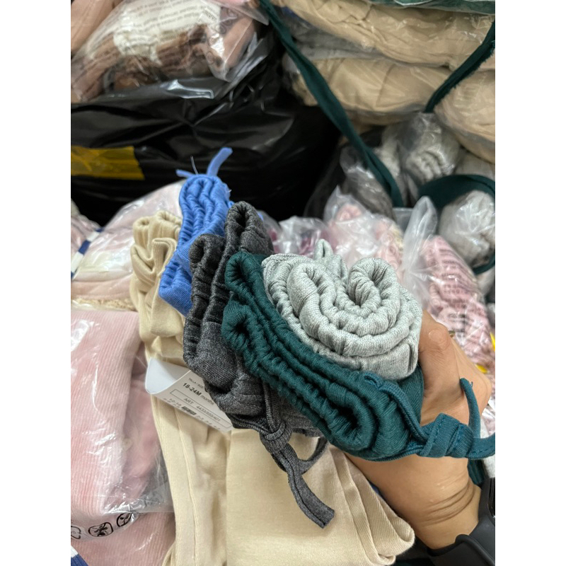 ✨MALINHKID✨CB052-  Combo  5 quần thun zip bảng rêu trẻ em VNXK