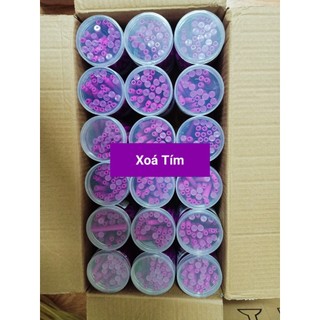 30 ống mực tím xóa được cho bút thay ống mực .