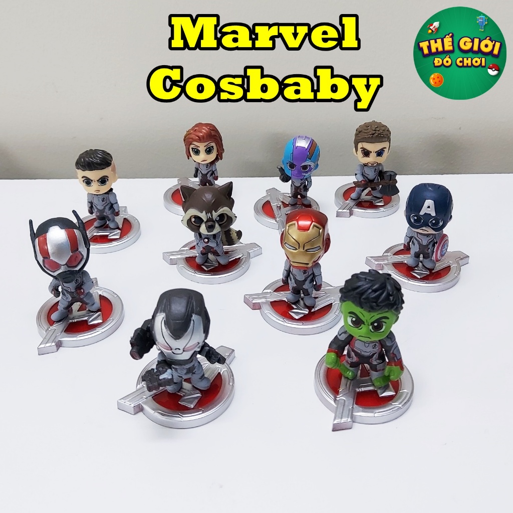 Mô hình Siêu Anh Hùng Marvel Cosbaby, phụ kiện Trang trí, quà tặng Sưu tầm Độc đáo