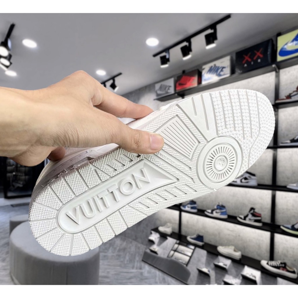 Giày Nike_Trắng LV AF1, Giày Air Force 1 LV Louis Vuitton Nam Nữ Hàng Đẹp Full Box Bill