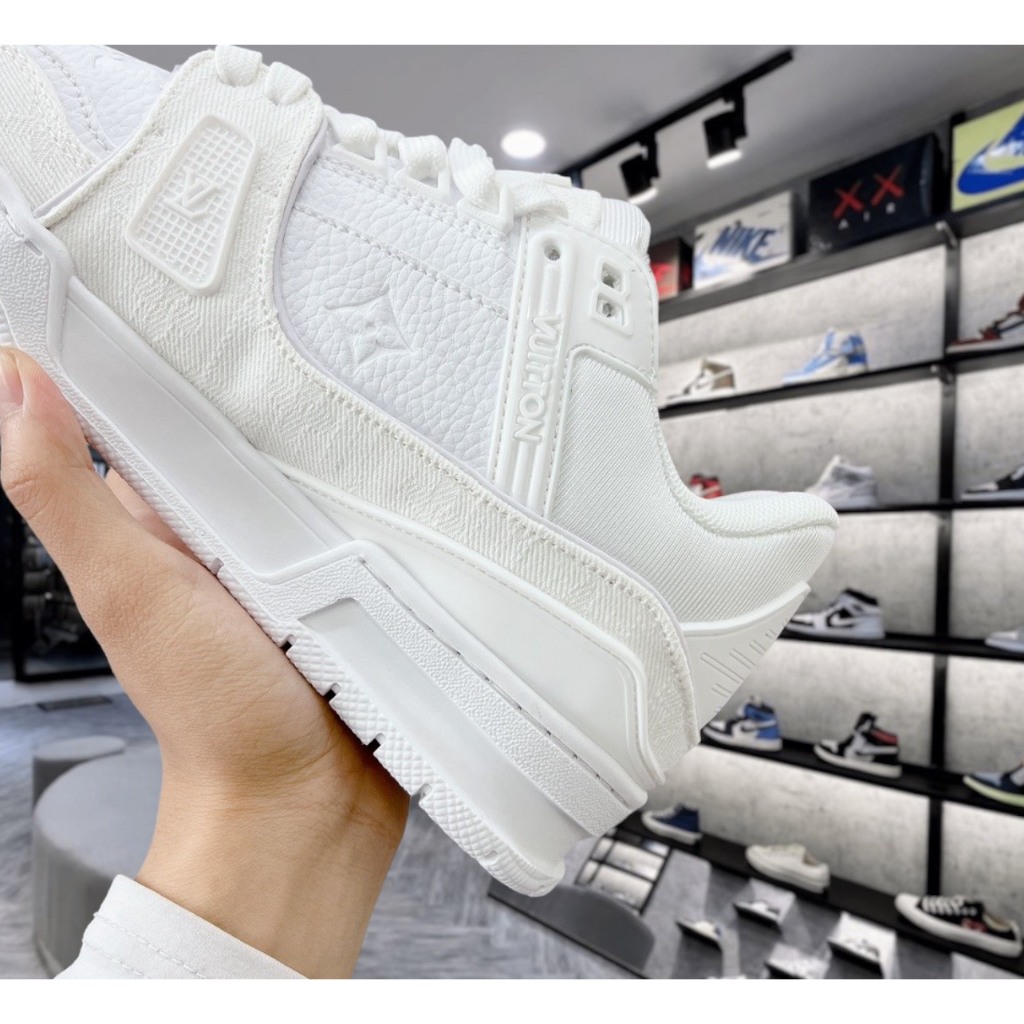 Giày Nike_Trắng LV AF1, Giày Air Force 1 LV Louis Vuitton Nam Nữ Hàng Đẹp Full Box Bill