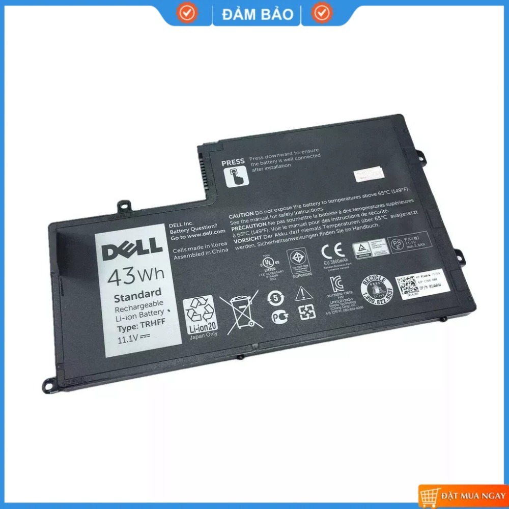PIN ZIN DELL Inspiron 15 5547 5545 5447 Latitude 3450 3550 43Wh TRHFF new 100%